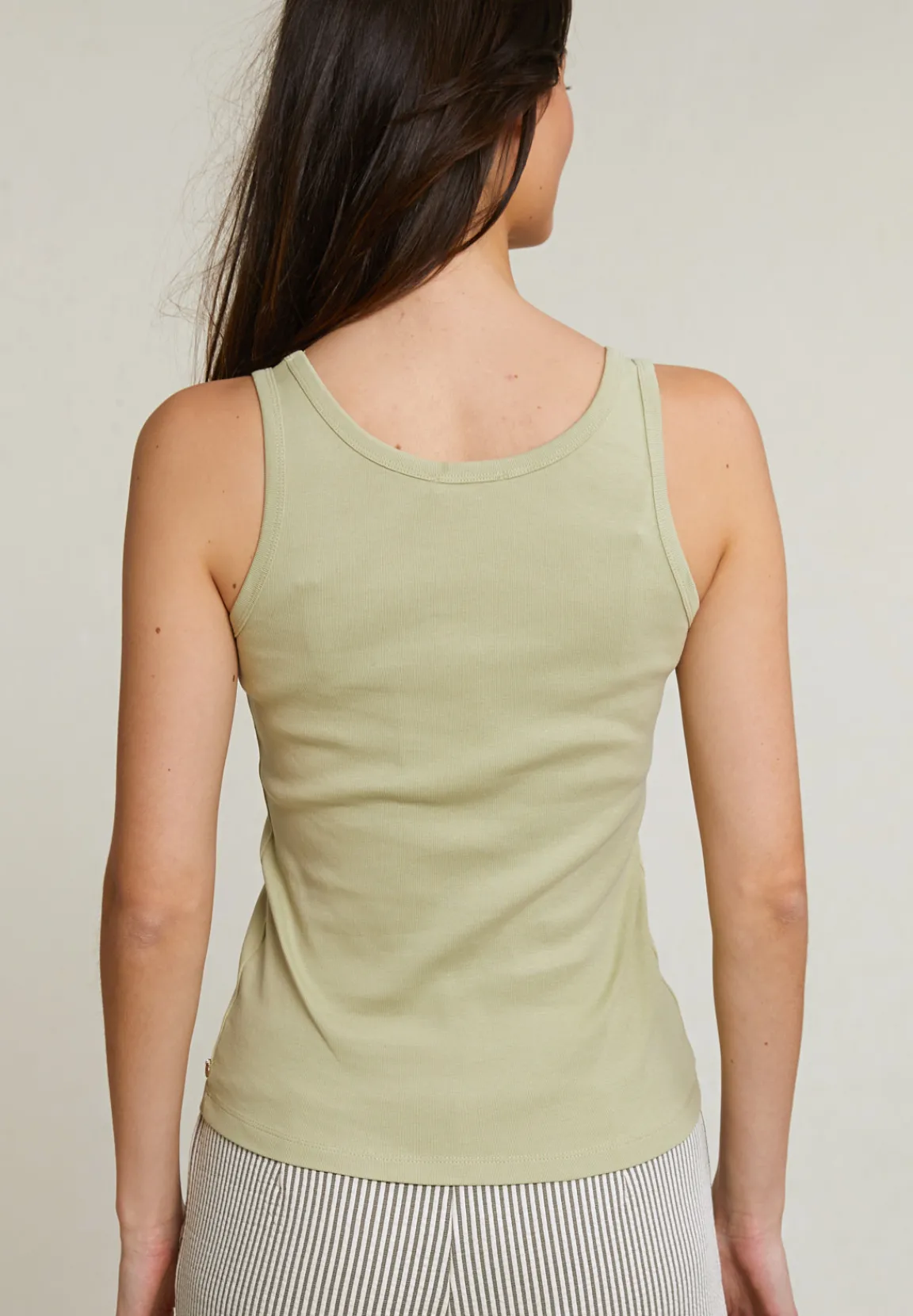 Discount River Woods Groen basic topje -