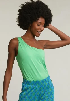 Discount River Woods Groene asymmetrische top -