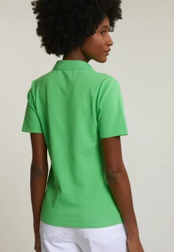 Outlet River Woods Groene basic klassieke polo korte mouwen -