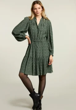 Clearance River Woods Groene fantasiejurk V-hals -