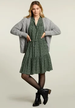 Clearance River Woods Groene fantasiejurk V-hals -
