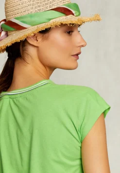 Outlet River Woods Groene katoenen mouwloze T-shirt -