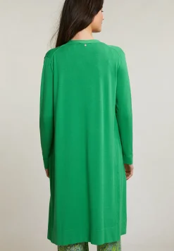 Fashion River Woods Groene lange cardigan lange mouwen -