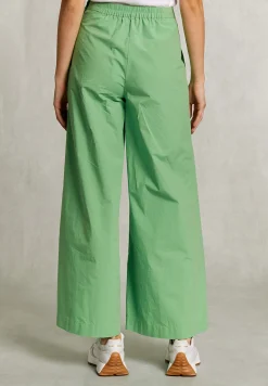 Clearance River Woods Groene lange wijde broek -