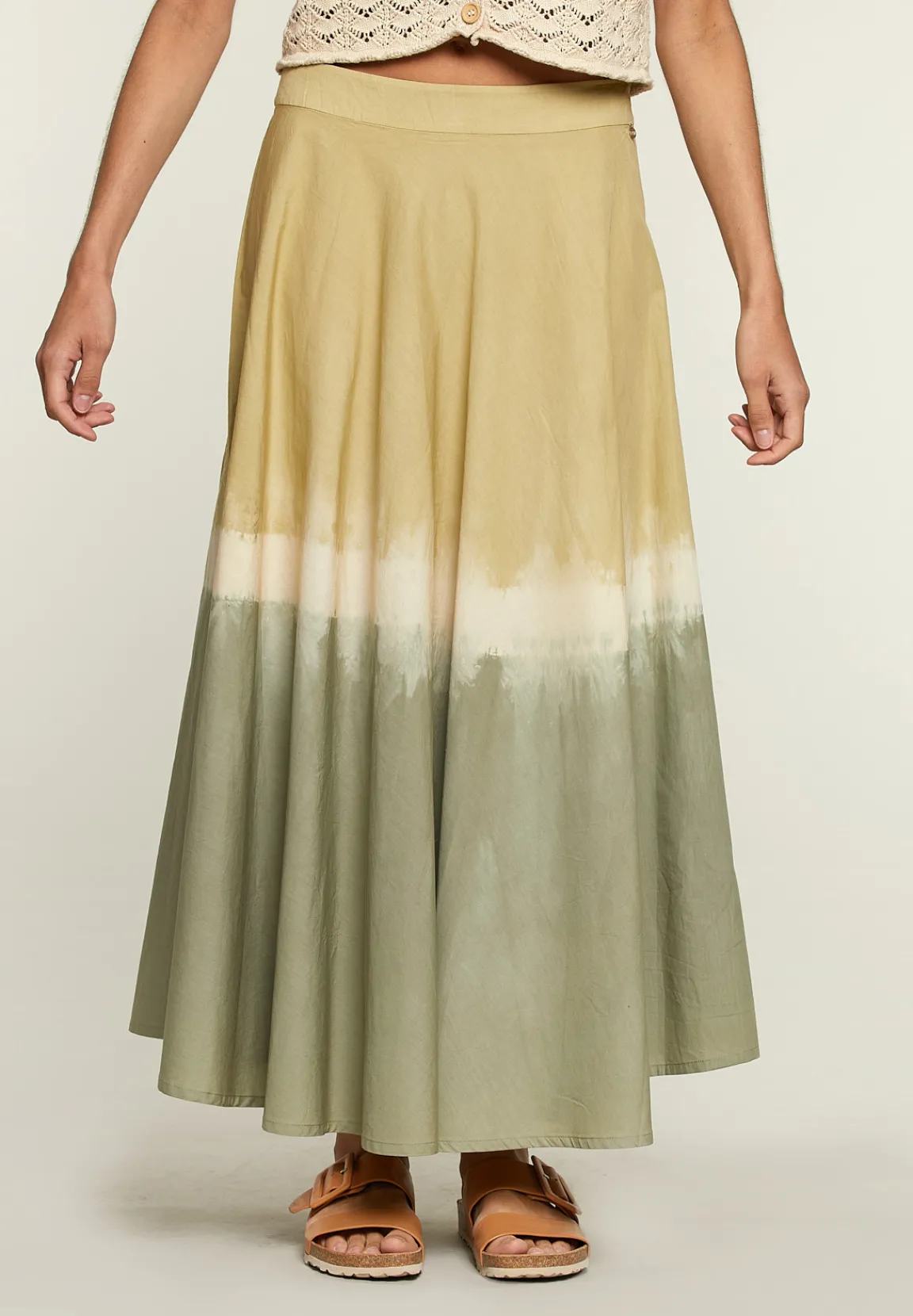 Outlet River Woods Groene tie & dye rok -