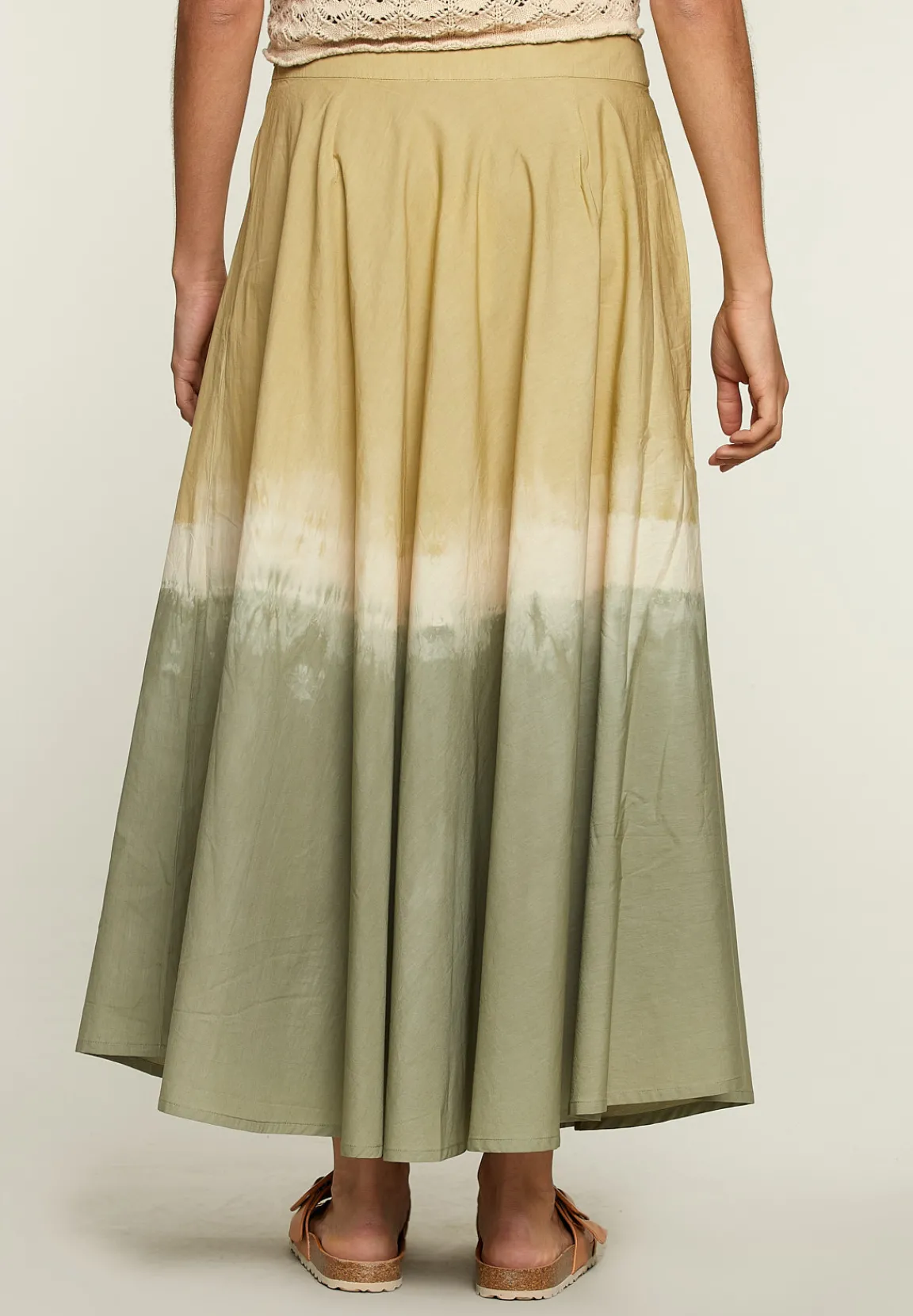 Outlet River Woods Groene tie & dye rok -