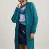 Sale River Woods Groene V-hals cardigan lange mouwen -