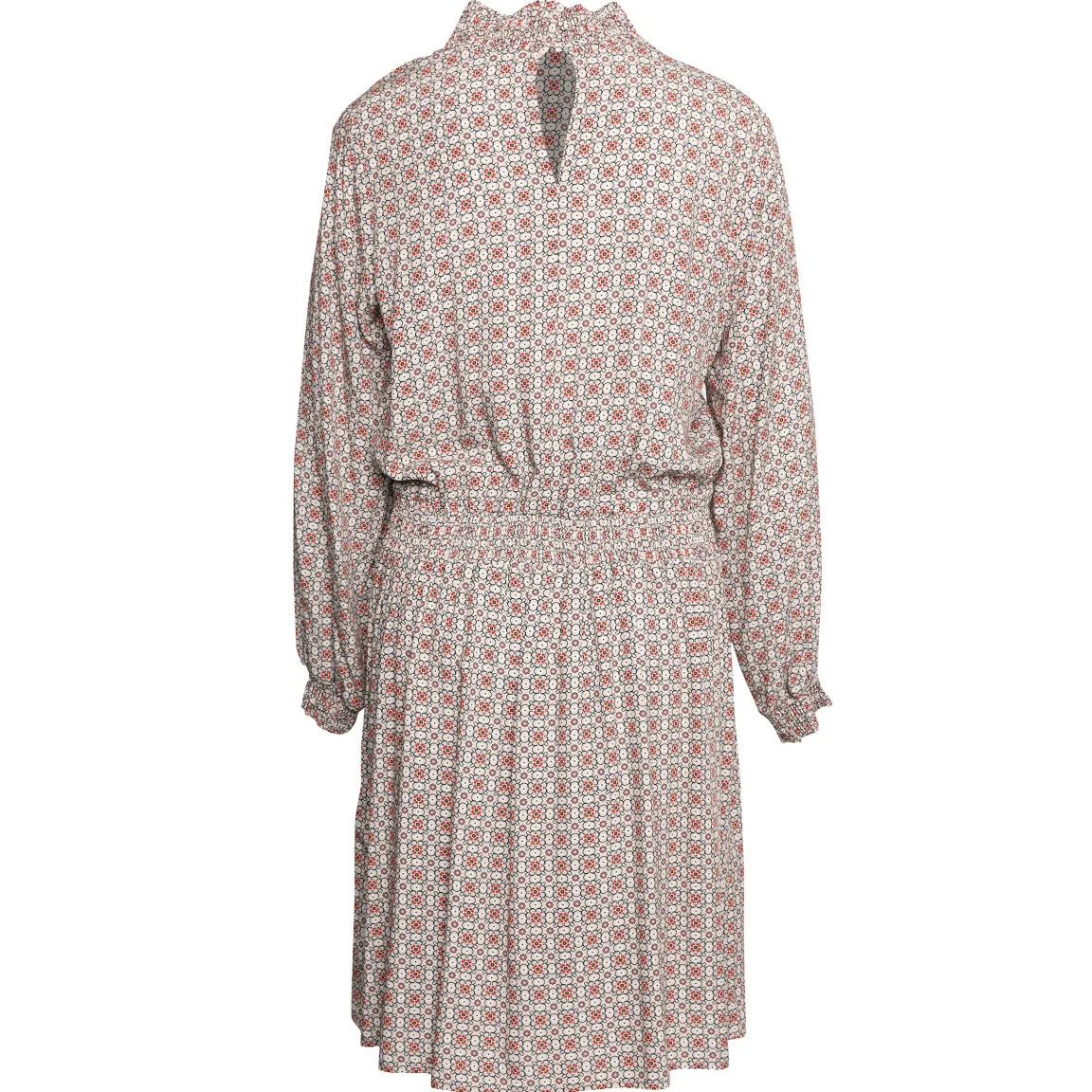 New River Woods Jurk met smokwerk in multi -