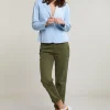 Best River Woods Kaki sportieve broek opgestike zakken riem -