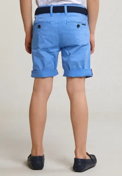 Discount River Woods Katoenen basic chino short stretch faience -