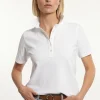 Hot River Woods Katoenen basic polo korte mouwen  wit -
