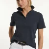 Discount River Woods Katoenen basic polo korte mouwen navy blue -