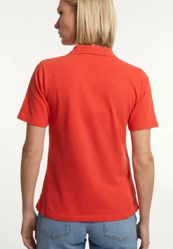 Best River Woods Katoenen basic polo korte mouwen rood -