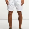 Best River Woods Katoenen basic stretch chinoshort wit -