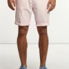New River Woods Katoenen basic stretch chinoshort roze -