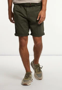 Outlet River Woods Katoenen basic stretch chinoshort forest -