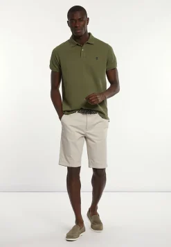 Discount River Woods Katoenen basic stretch chinoshort lt sand -