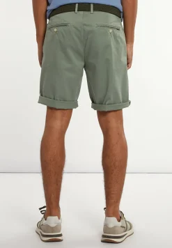 Clearance River Woods Katoenen basic stretch chinoshort moss -