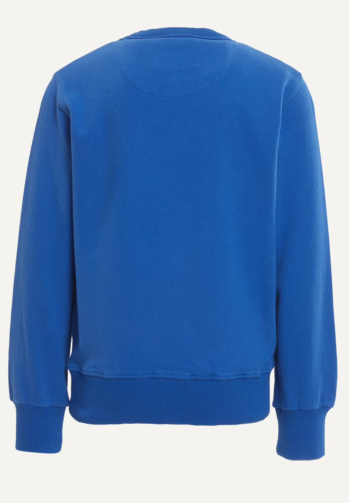 Online River Woods Katoenen basic trui ronde hals cobalt -