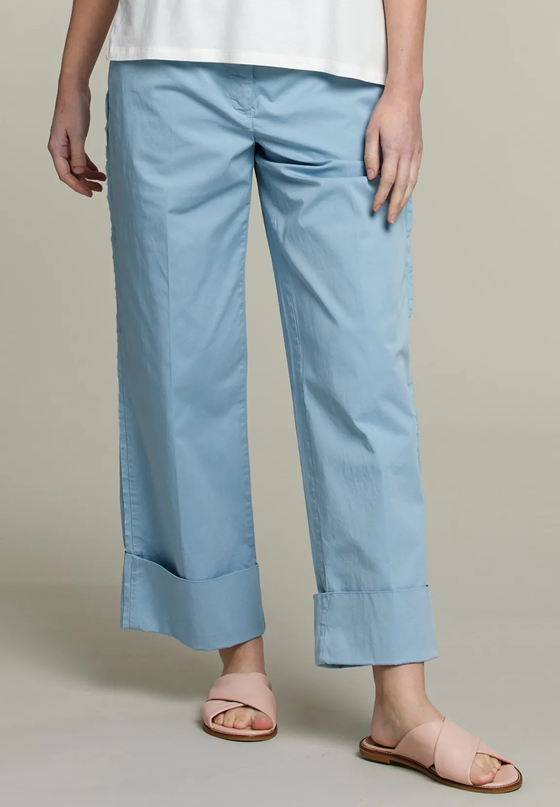 New River Woods Katoenen broek blauw -