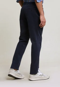 Fashion River Woods Katoenen chinobroek stretch navy -