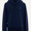 Sale River Woods Katoenen fancy kaptrui midnight blue -