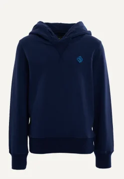 Sale River Woods Katoenen fancy kaptrui midnight blue -