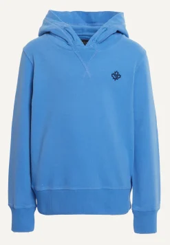 Outlet River Woods Katoenen fancy kaptrui soft azure -