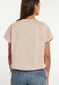 Sale River Woods Katoenen fancy T-shirt ronde hals roze -