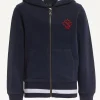 New River Woods Katoenen fantasie hoodie navy -