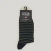Fashion River Woods Katoenen gestreepte sokken multi -