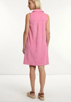 Discount River Woods Katoenen mouwloze éponge jurk roze -