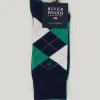 New River Woods Katoenen 2-paar sokken navy/groen -
