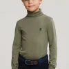 Online River Woods Katoenen rolkraag T-shirt lange mouwen fynboss -