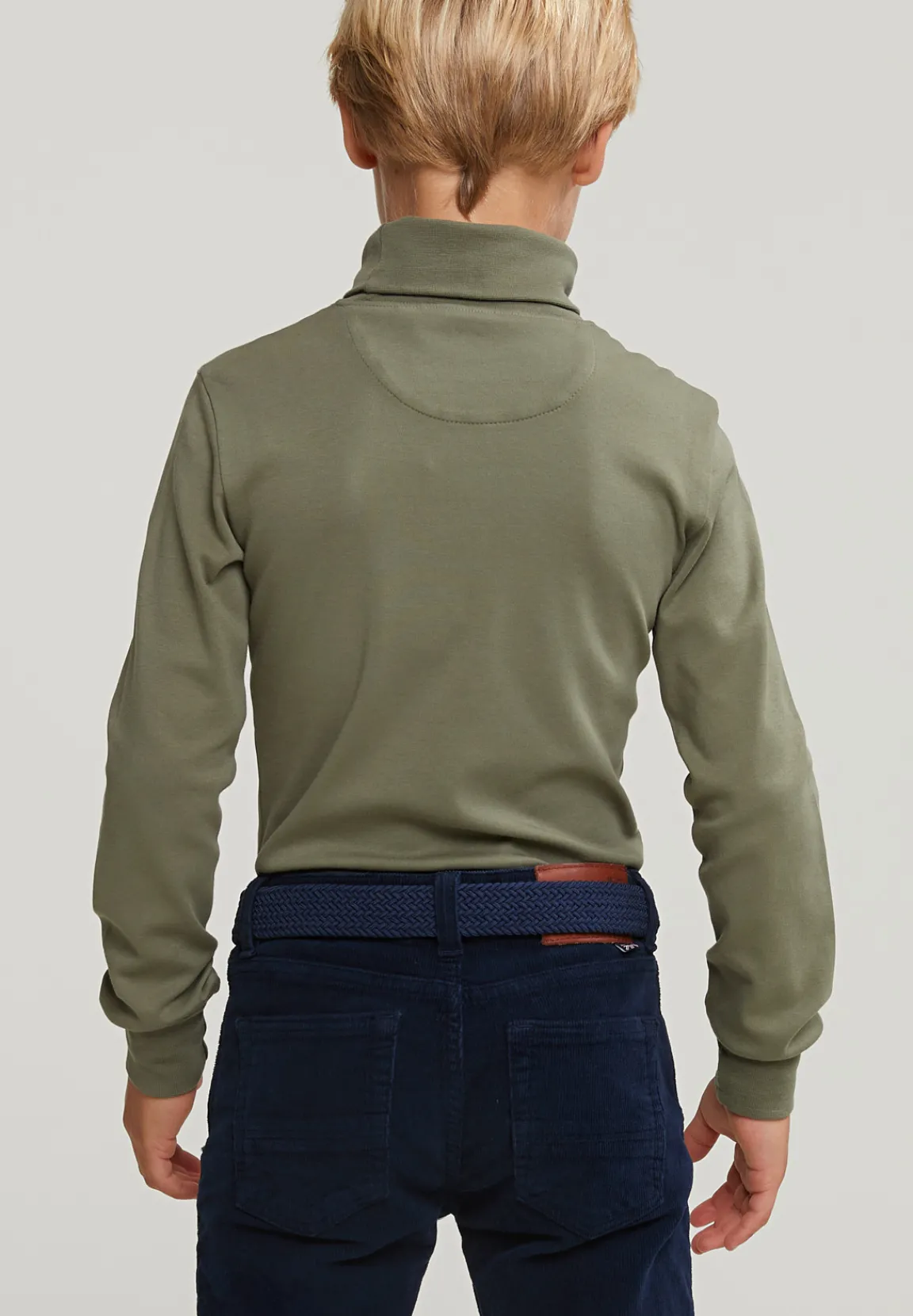 Online River Woods Katoenen rolkraag T-shirt lange mouwen fynboss -