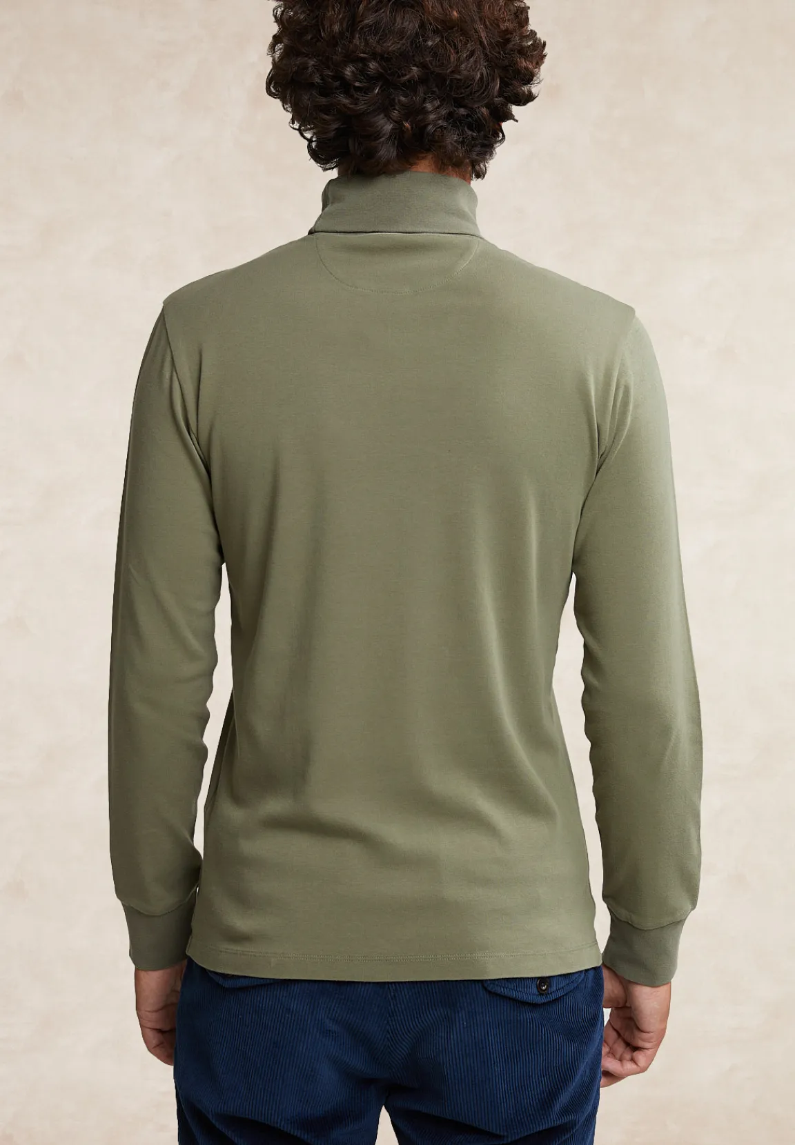 Fashion River Woods Katoenen rolkraag T-shirt lange mouwen fynboss -