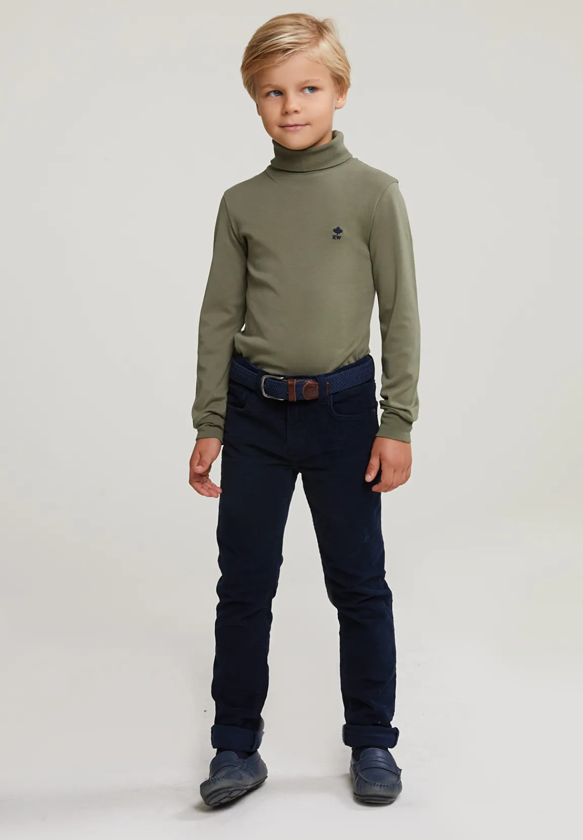 Online River Woods Katoenen rolkraag T-shirt lange mouwen fynboss -