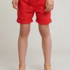 Online River Woods Katoenen short trekkoord pomegranate -