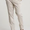 Hot River Woods Katoenen stretch broek sand -