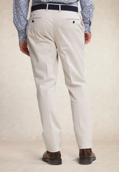 New River Woods Katoenen stretch broek sand -