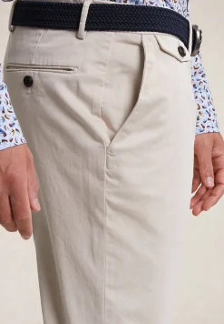 New River Woods Katoenen stretch broek sand -