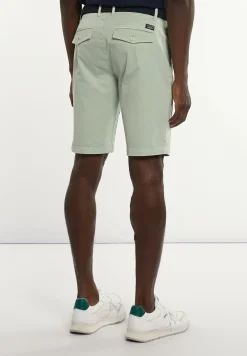 Sale River Woods Katoenen stretch short pistache -