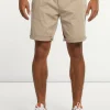 Clearance River Woods Katoenen stretch short sand -