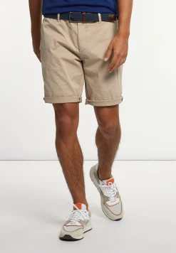 Clearance River Woods Katoenen stretch short sand -