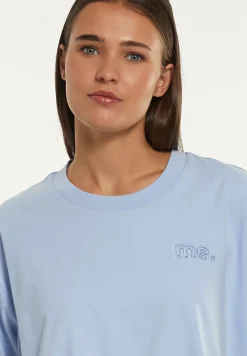 Discount River Woods Katoenen T-shirt ronde hals blauw -