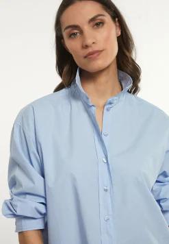 Sale River Woods Katoenen wijde blouse lange mouwen blauw -