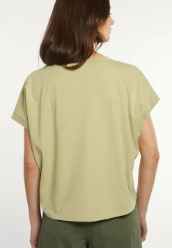 Online River Woods Katoenen wijde mouwloze T-shirt groen -