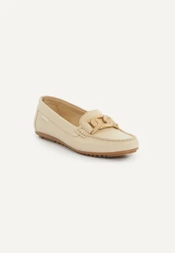 Online River Woods Klassieke lederen loafers beige -