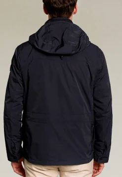 New River Woods Korte jas opgestikte zakken navy -