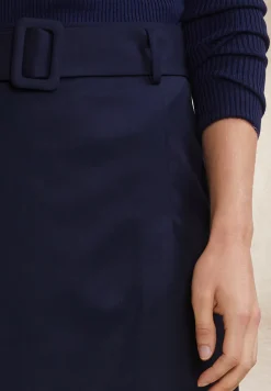 Online River Woods Korte rok met riem navy -